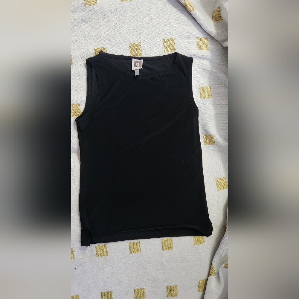 Anne Klein‎ Black Sleeveless Women's Top